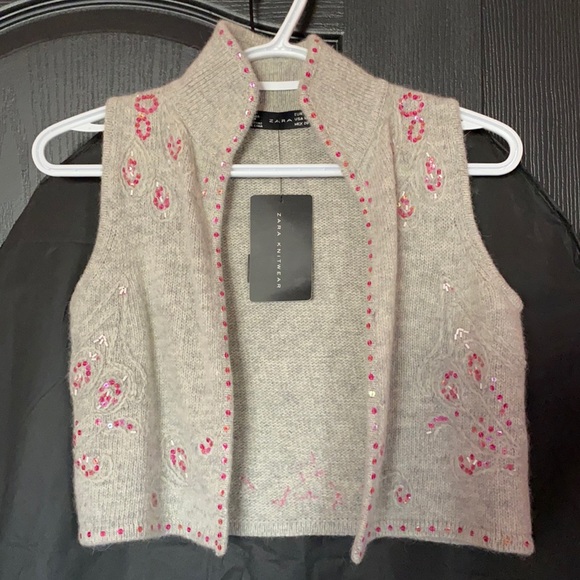 Zara Cropped Top Sz Medium - Picture 1 of 4